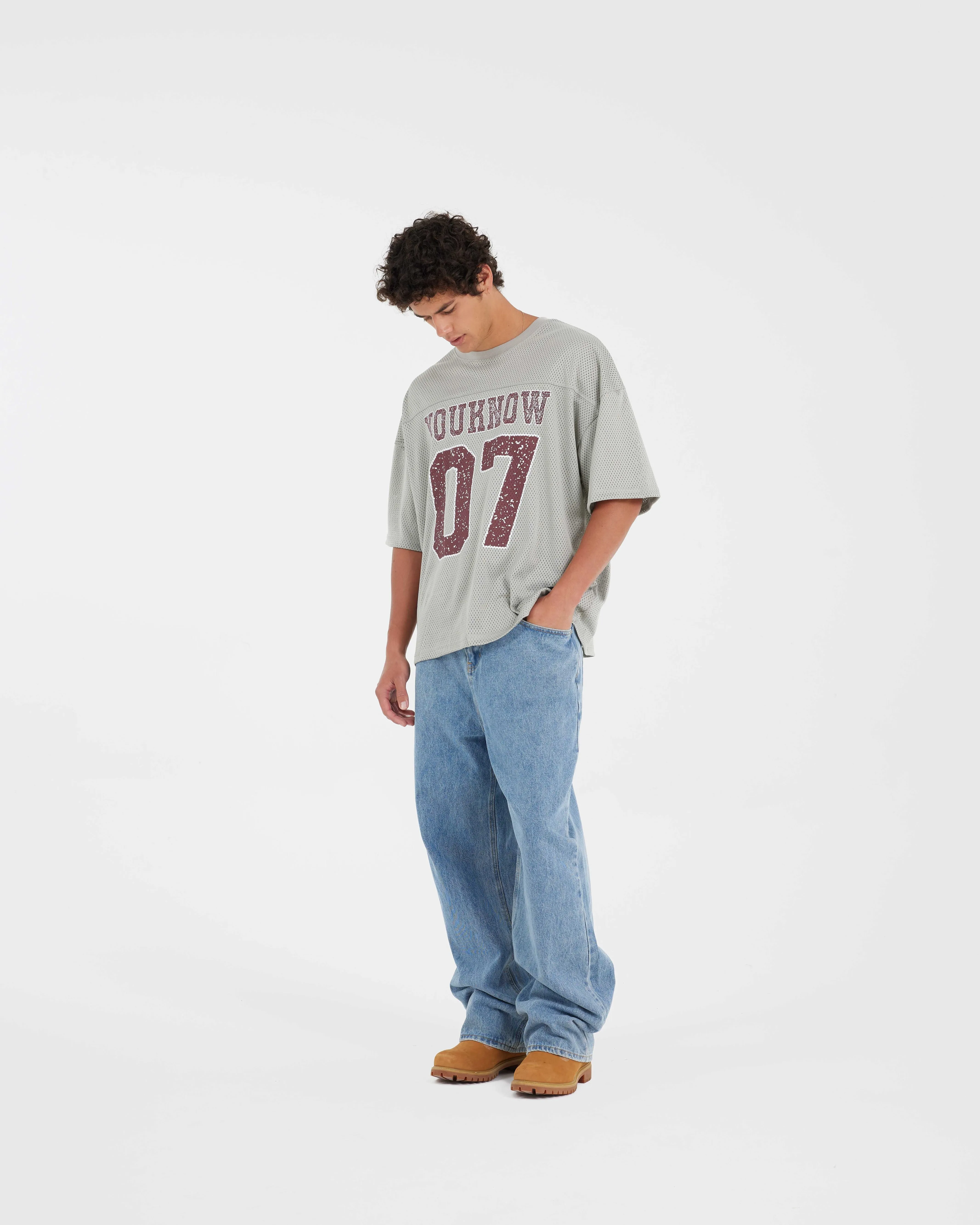 timeless MESH JERSEY | Ash Grey