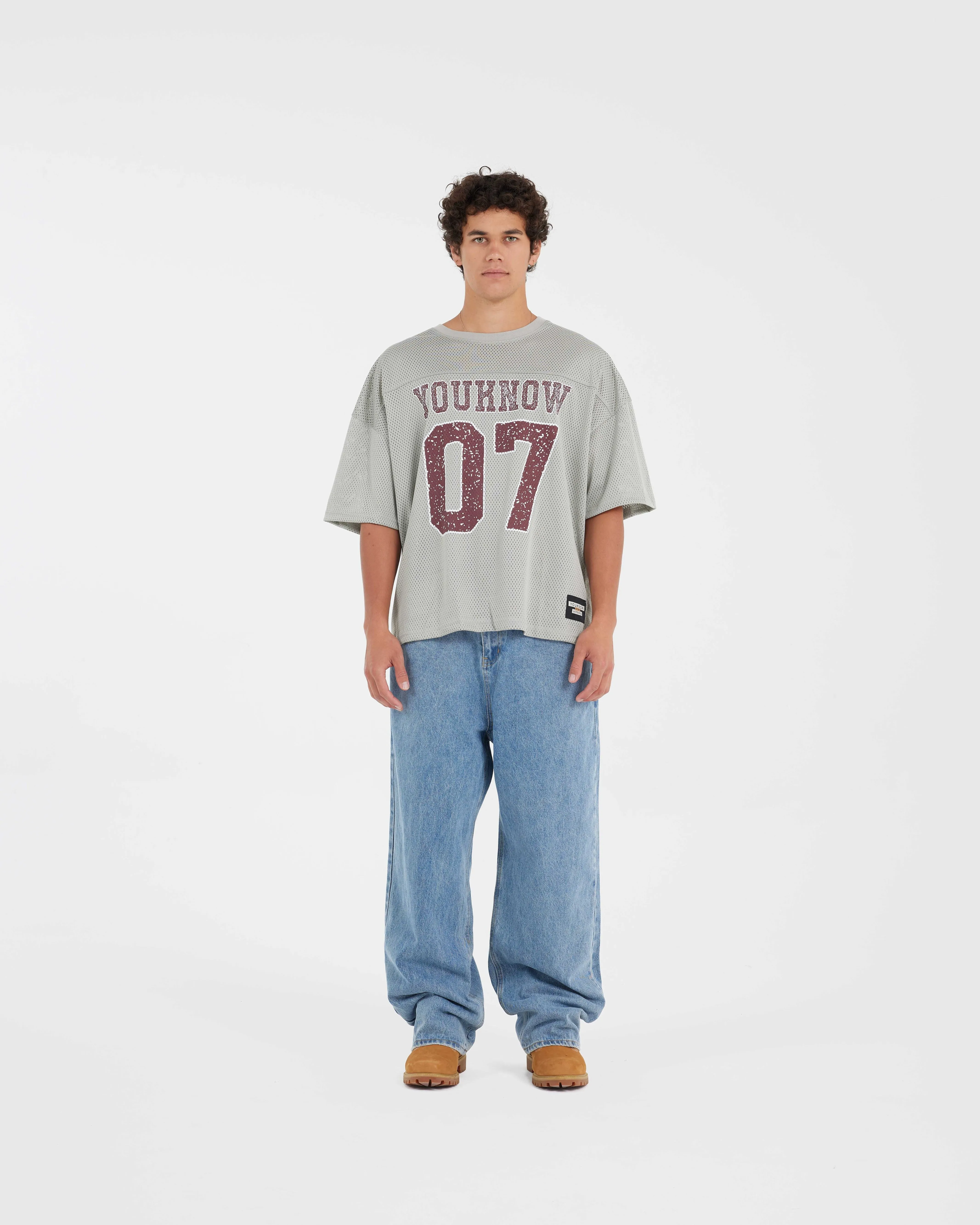 MESH JERSEY | Ash Grey Minimalist Comfort