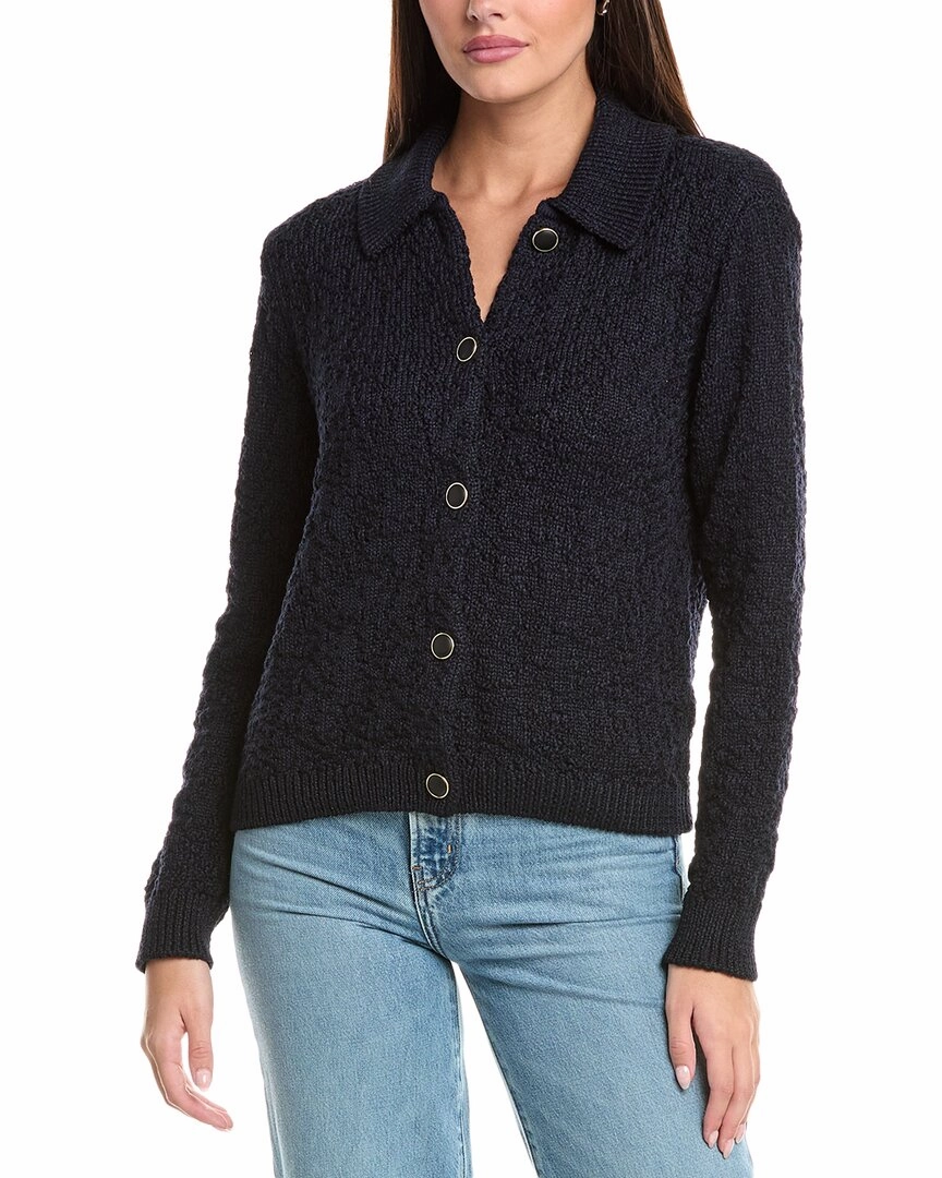 Relaxed Knit Cozy Texture rag & bone Lecroy Wool-Blend Cardigan