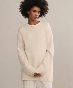 Eco Conscious Manufacturing Cashmere Amelia Crewneck