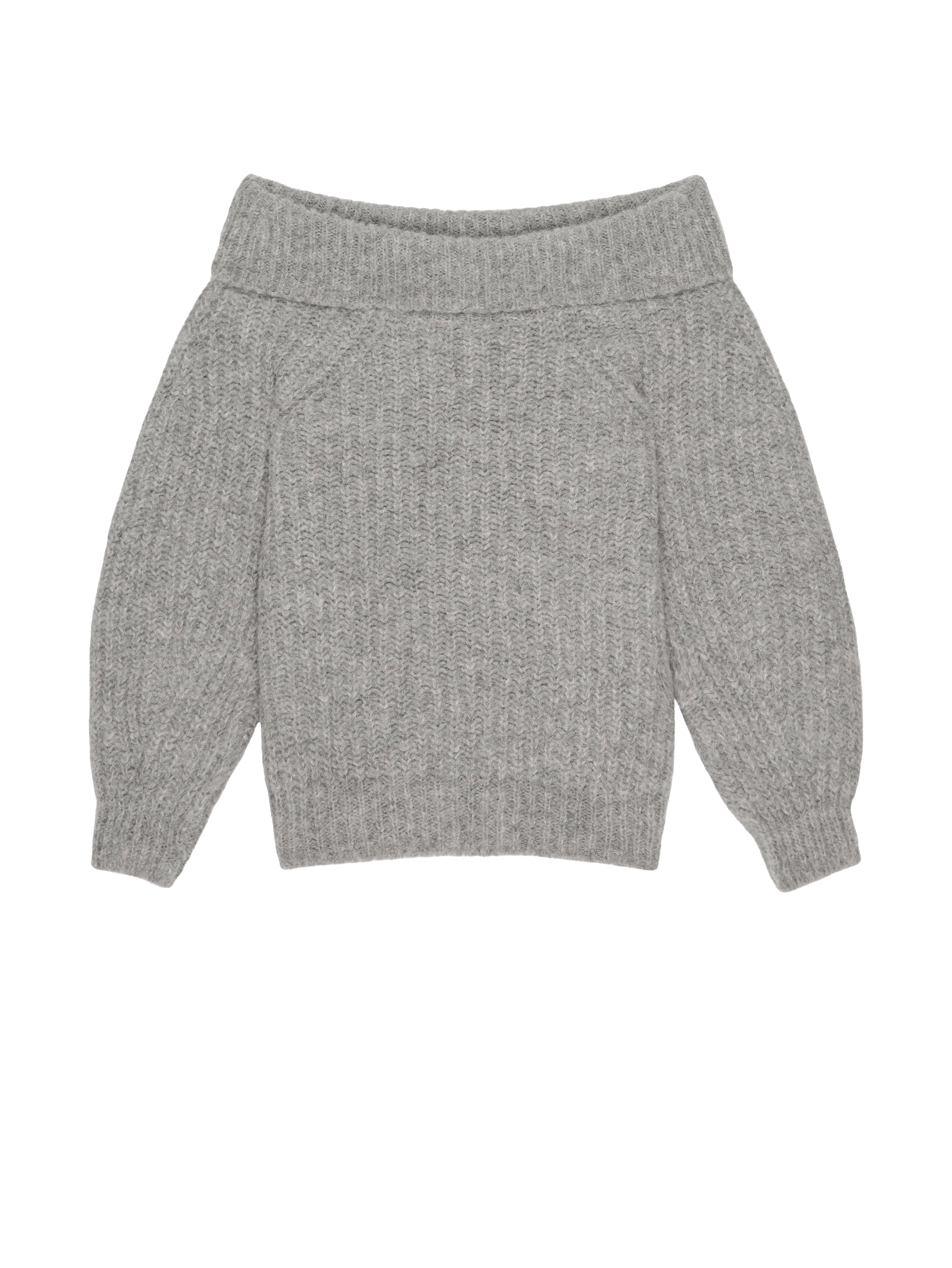 Lightweight Knit Balanced Stretch Structure Serena Sweater - Dove Gray Heather