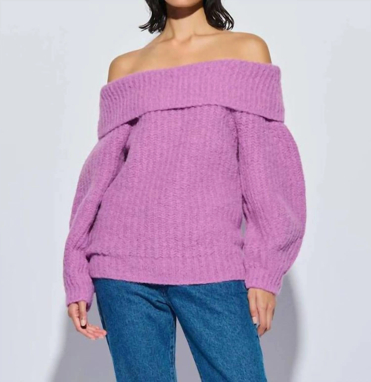 Effortless Style Serena Sweater In Lipstick