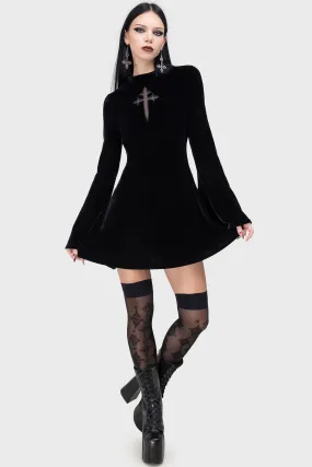 Serenade Of Shadows Mini Dress Chic Fit Wear