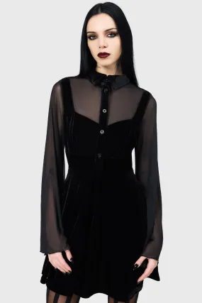 Comfortable shift dress Stylish Appeal Shadowcaster Dress