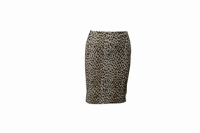 Chill Vibe Timeless Trend Diane Von Furstenberg Leopard Pencil Skirt in Multicolor Polyester