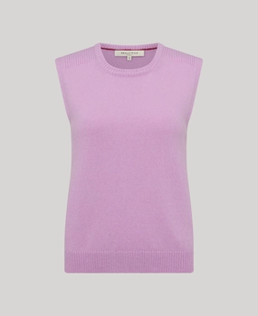 Highgrove Recycled Cashmere Round Neck Tank Office Casual