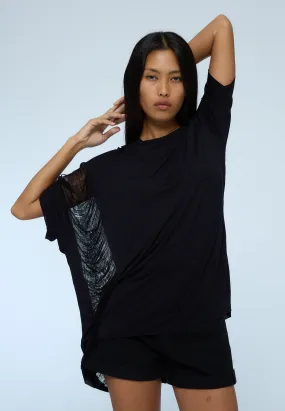 SHE LOST CONTROL TOP BLACK Minimalist Layer