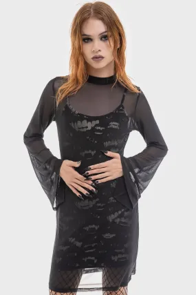 Sheer Vamp Dress Easy Match