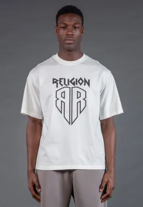 SHIELD T-SHIRT OFF WHITE Long Sleeve Soft Comfort Wear