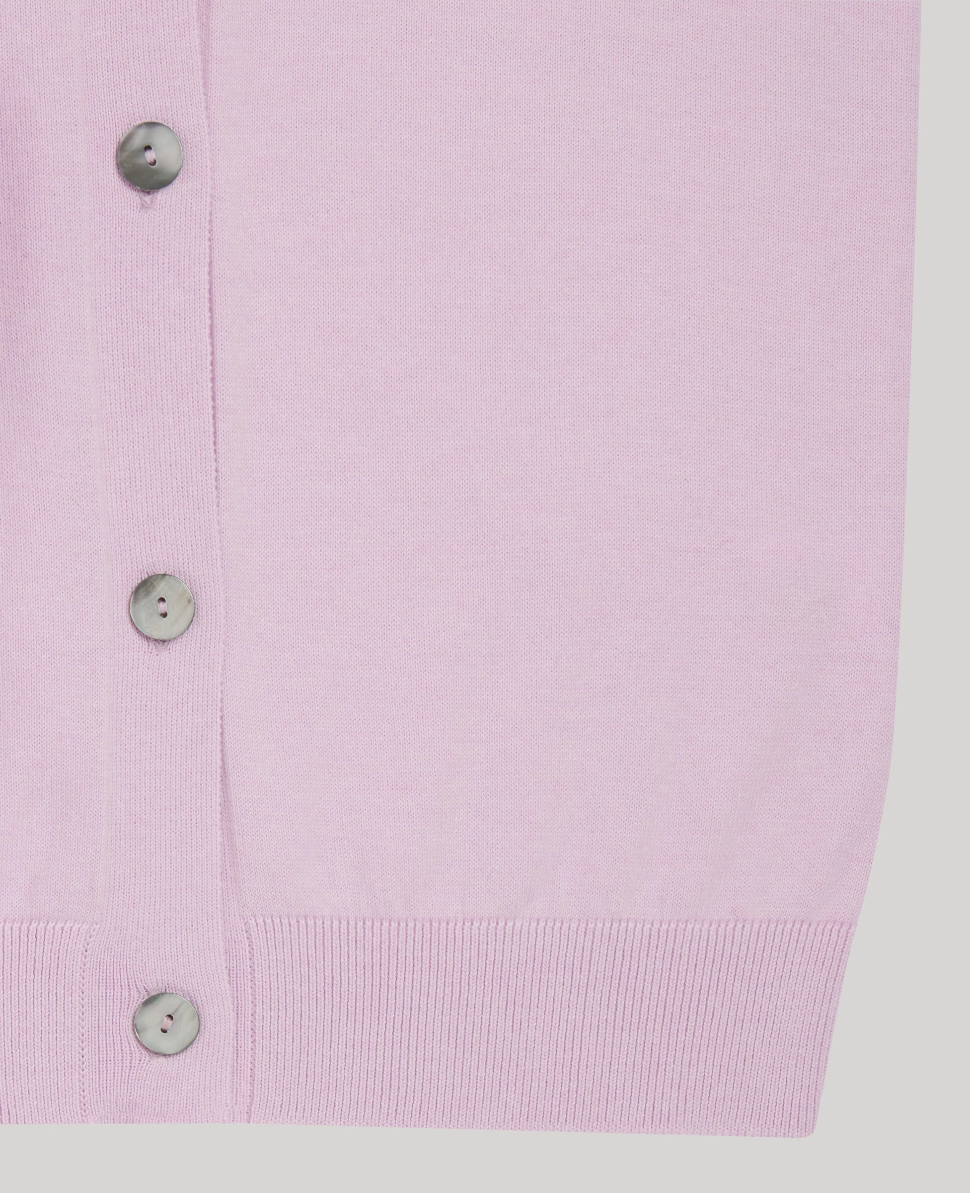 MultiPly Yarn Construction Sienna Classic Cardigan In Parma Violet