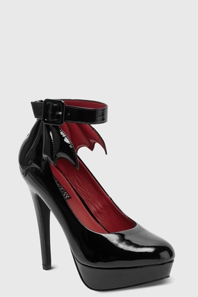 Soft Cushion Heels Red High Heels for Weddings Cemetery Lane Heels