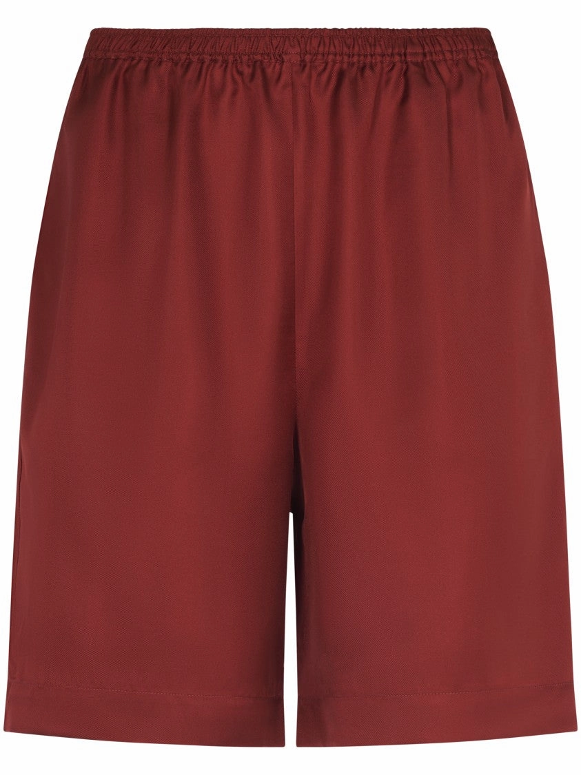 Silk Shorts With Relaxed Fit Moisture Controlled Lining colorfast