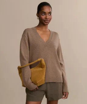 Snug feel Breathable Knit Fabric Simone V-Neck