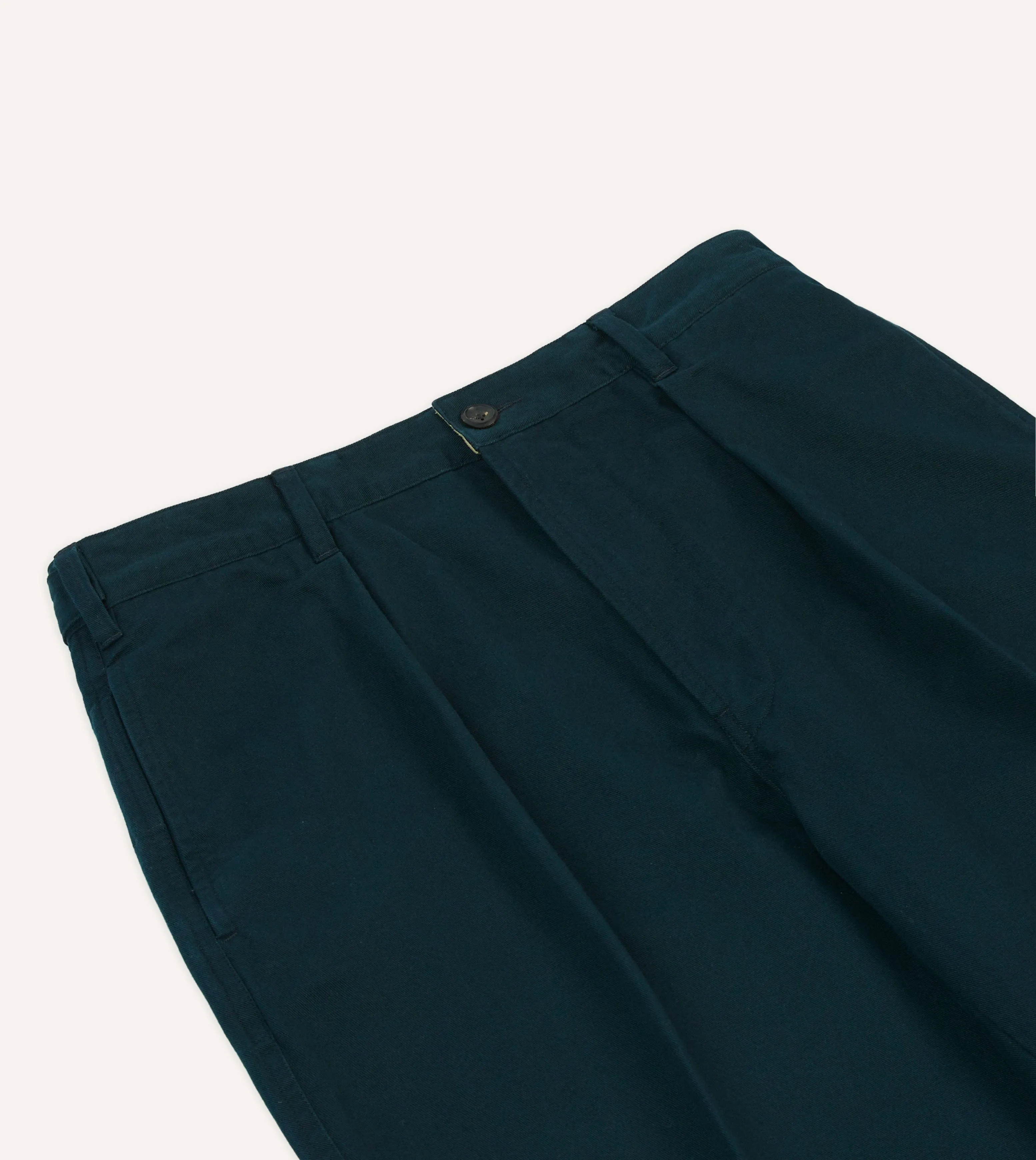 Perfectly Fit Premium Stretch Navy Vintage Wash Cotton Games Trousers