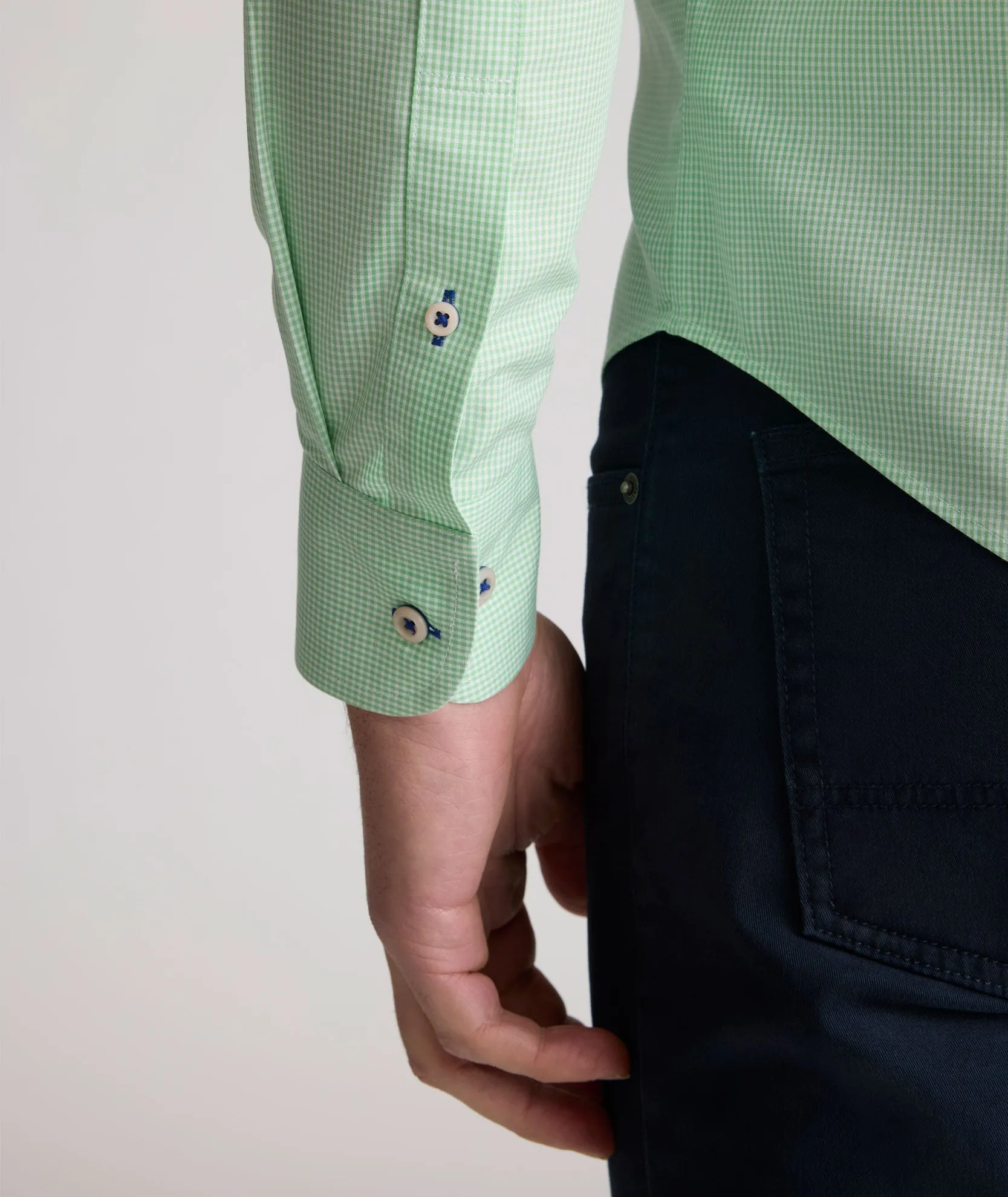 Wrinkle-Free Kelly Shirt Relaxed Style Classic Collar