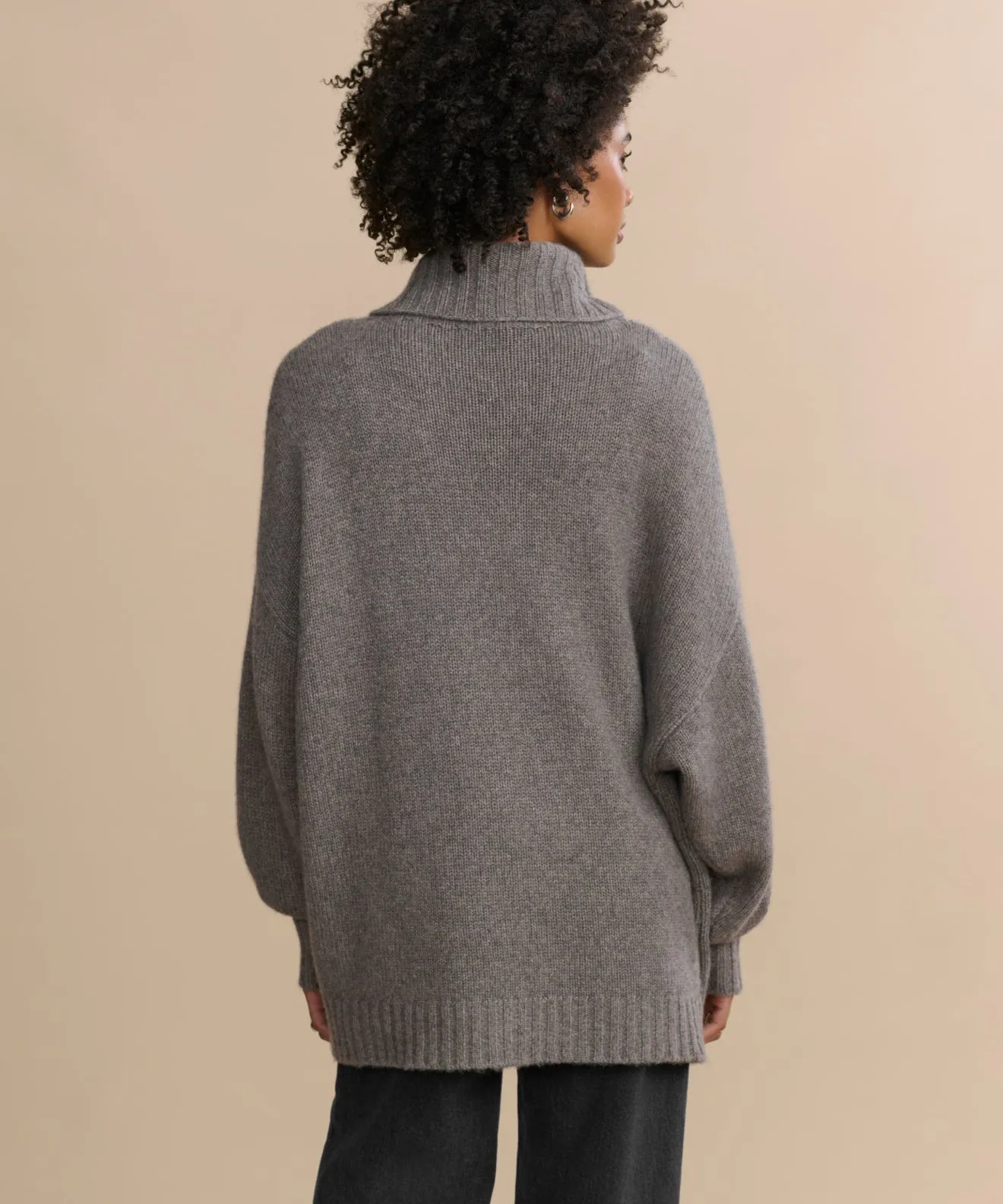 Tubular Knit Method Cashmere Porter Turtleneck