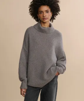 Cashmere Porter Turtleneck GarmentDyed Effect