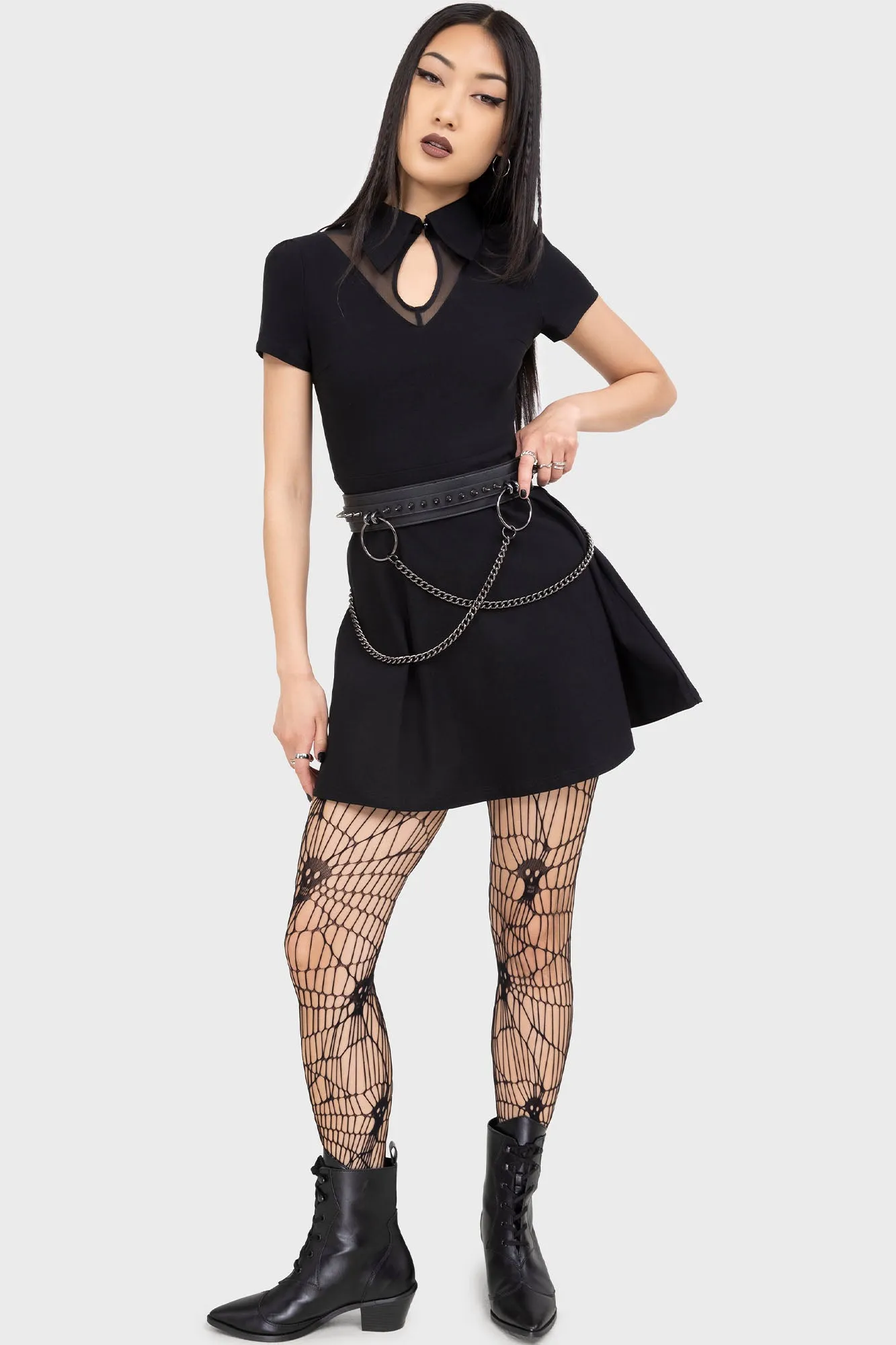 Casual Comfort Vibrant Look Wept Inside Mini Dress