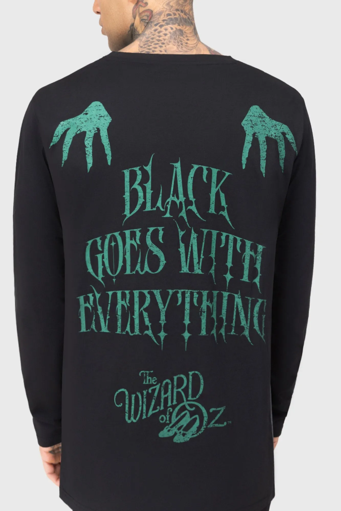 Wicked Witch Long Sleeved T Shirt Stretchable Versatile Layering Fit