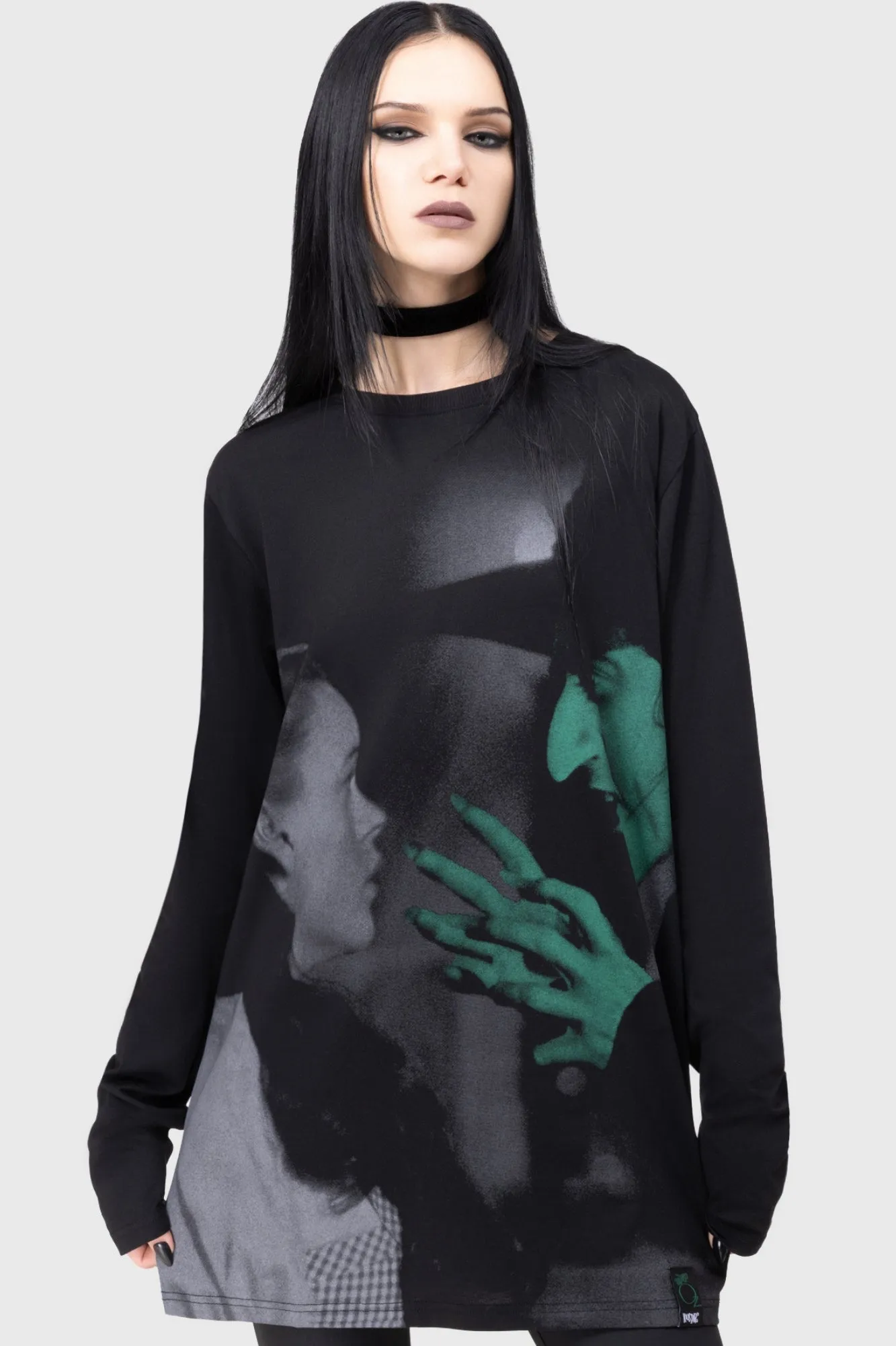 hypoallergenic Tight Fit Wicked Witch Long Sleeved T Shirt
