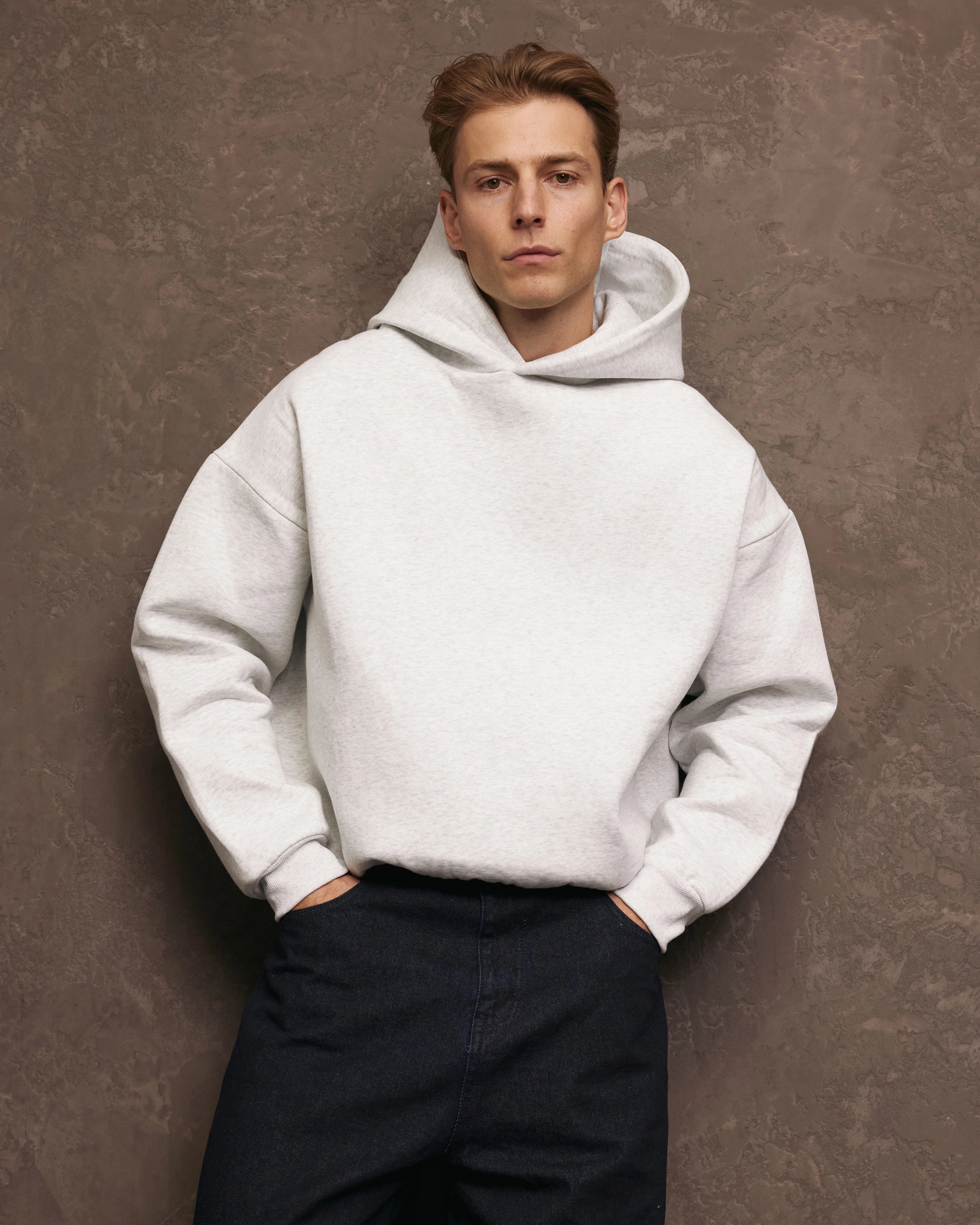 Nothing Nimbus Hoodie | White Marle Leather Accents Cruise Wear