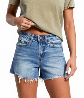 Rebecca Denim Shorts In Swan River Move Friendly