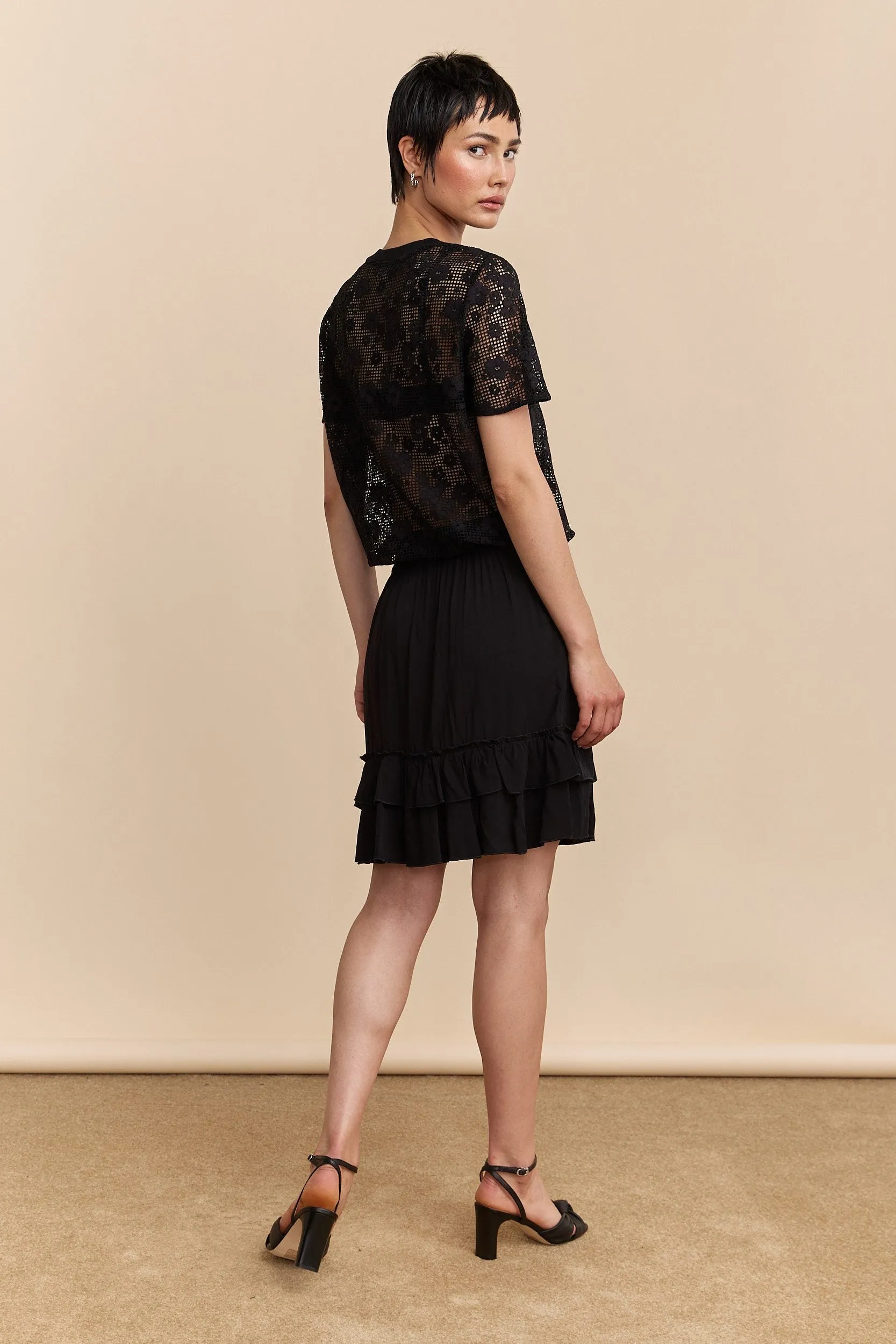 Skirt with frills Innovative Fabric