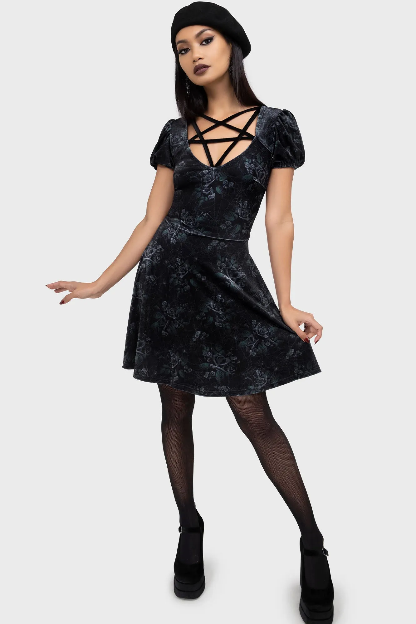 Moonlit Pentacle Dress Semi Fit Calm Mood