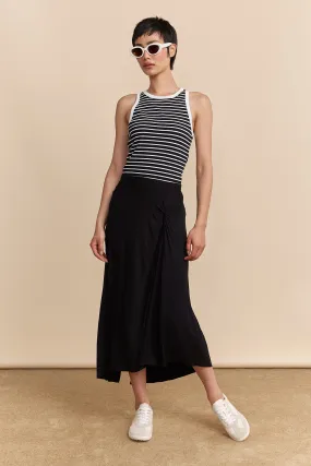 Daily Style Twist Front Design Skirt with twist detail
