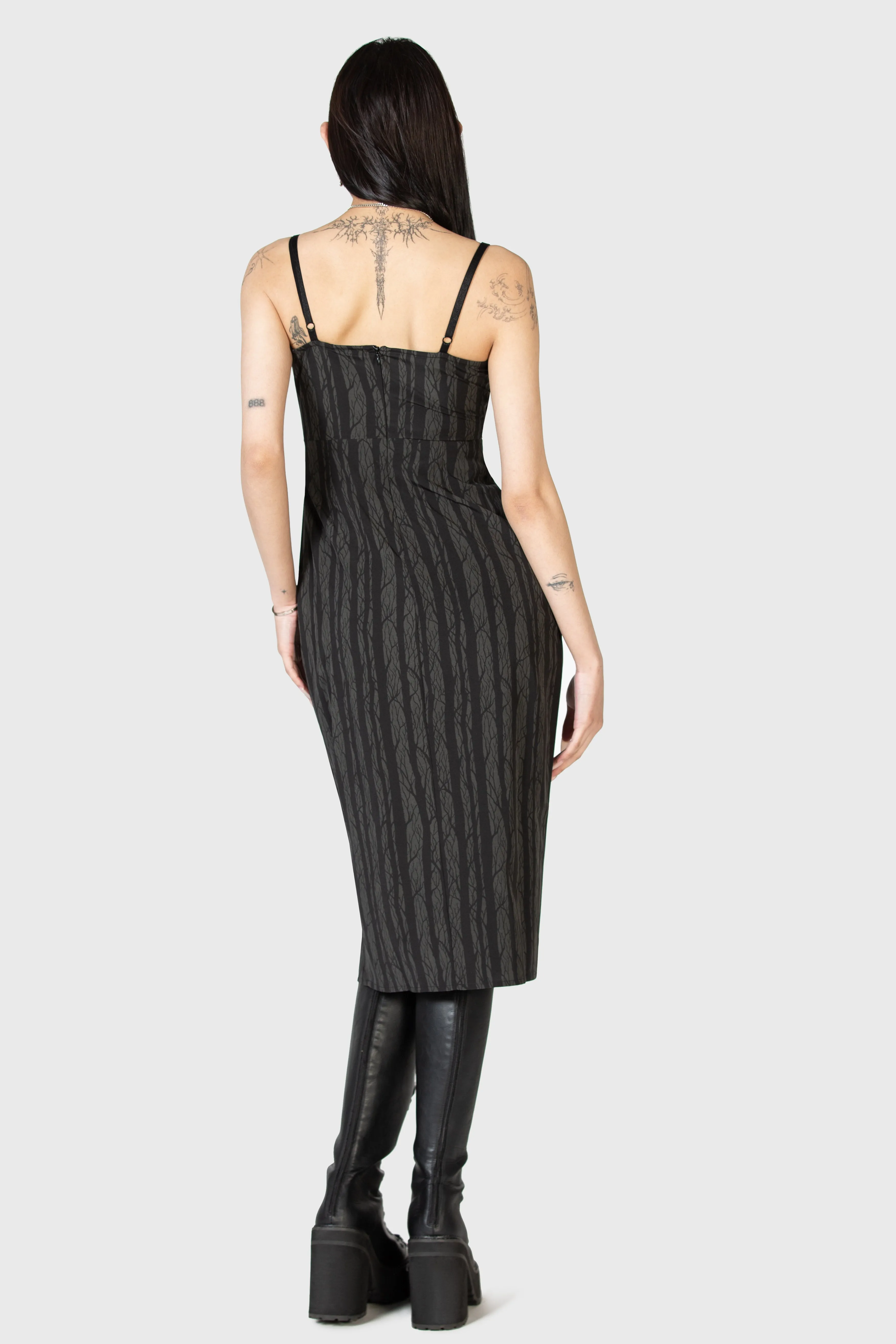 Moonlit Bloom Slip Dress Chic Casual Wear