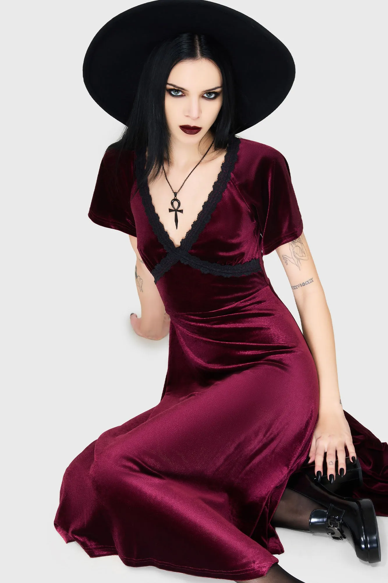 Echelia Dress [RED] Vibe Style Stretch-Recovery