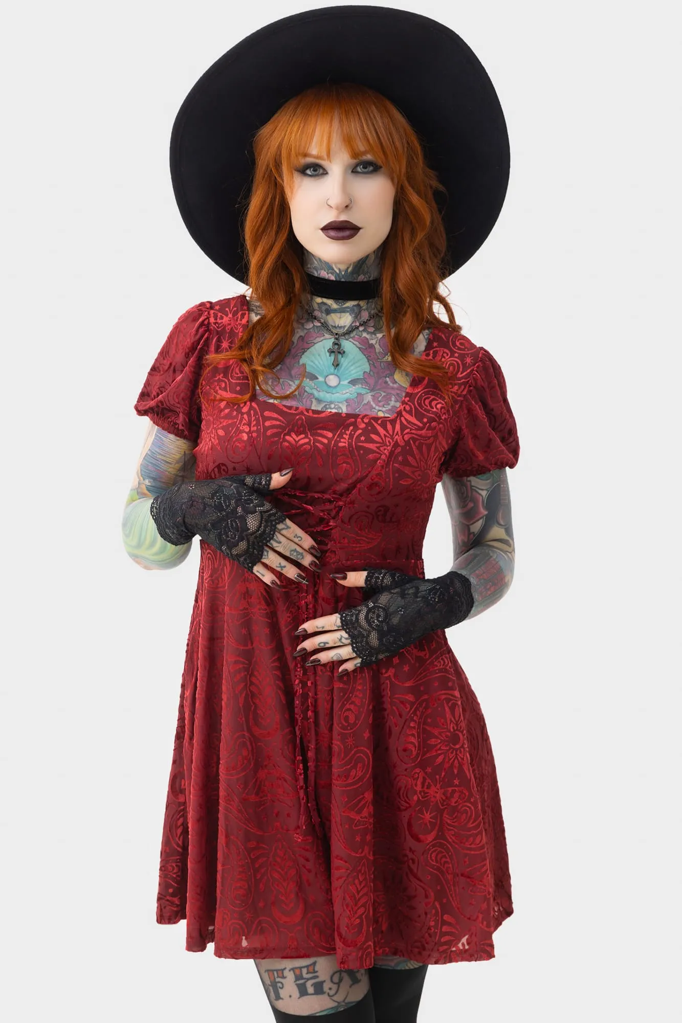 Lepidoptera Skater Dress Lounge Cut Classic Flow