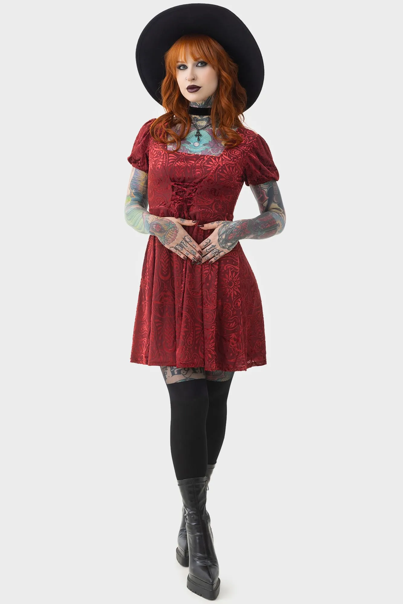 Beauty Feel Lepidoptera Skater Dress