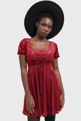 Lepidoptera Skater Dress Bare Glow Cotton Touch