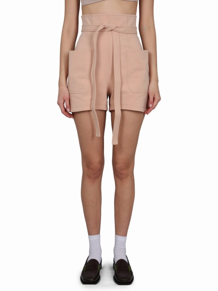 High-Waisted Tailored Shorts Ergonomic Contour Shape Gym Wear