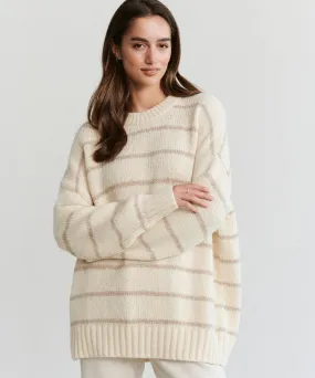 Cool Weather Daily Trend Alpaca Cocoon Crewneck