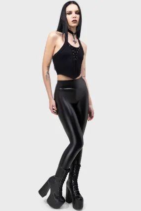 Haunted Vampiress Leggings Total Fit Flattering Waist