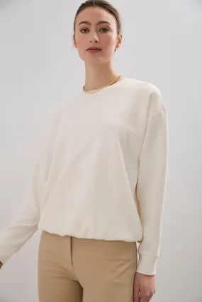 Stylish and Relaxed Comfy Casual Oversized crew neck sweatshirt