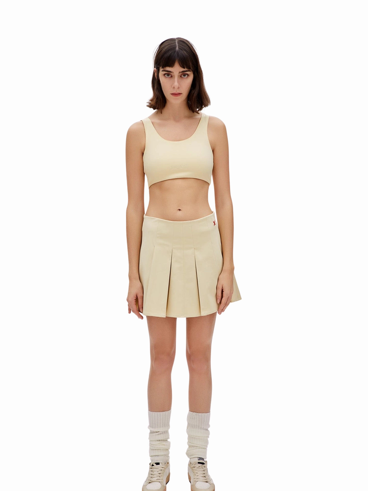 Formal Event Chic Look Pleated Skirt