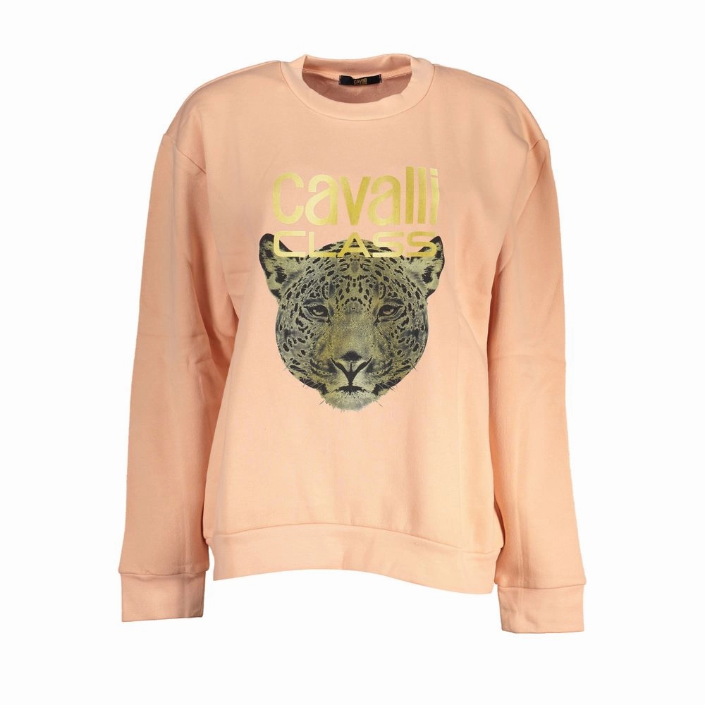 Cavalli Class Cotton Women's Sweater Effortless Comfort Wear