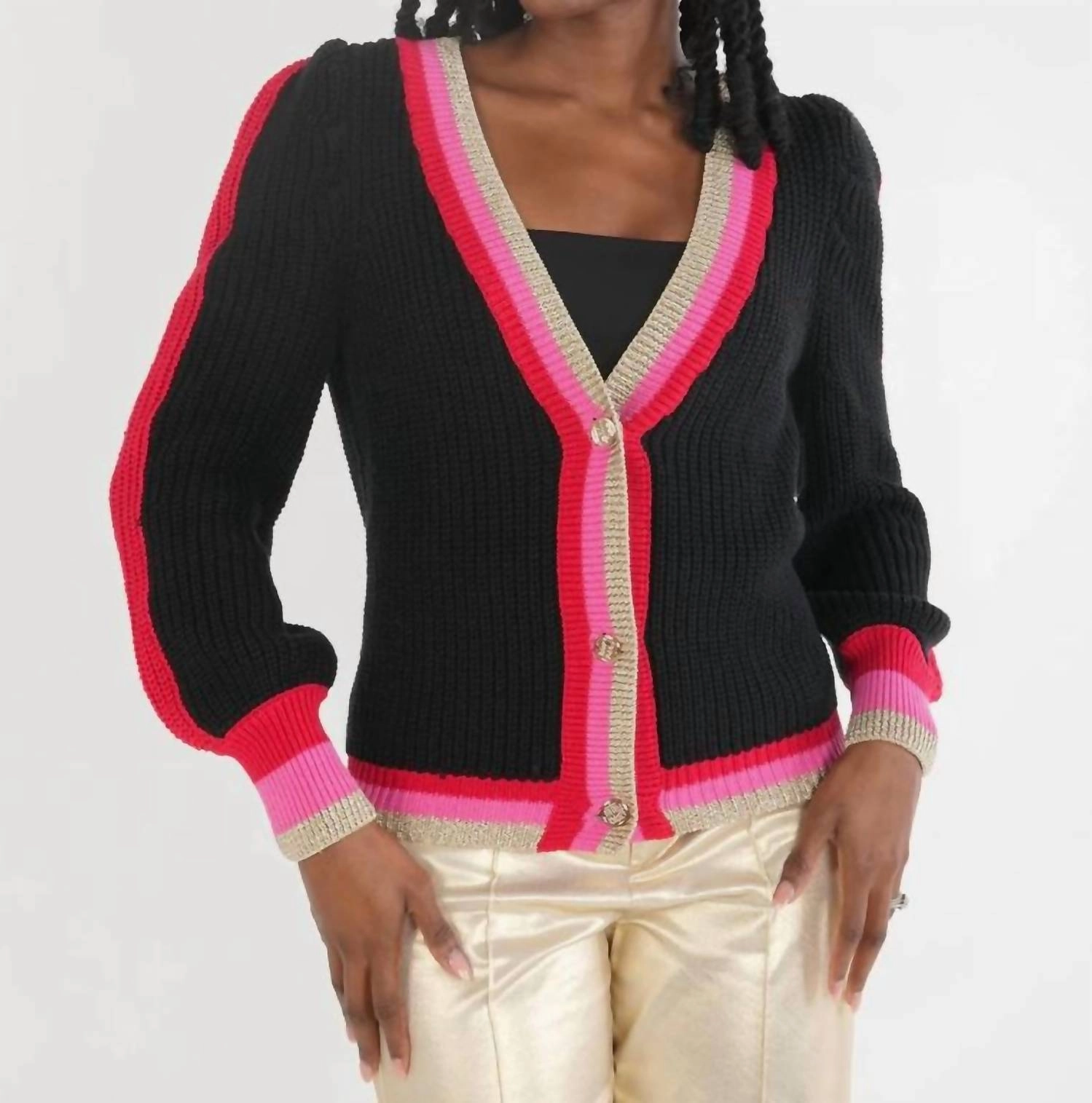 Ultimate Warmth Clara Cardigan In Fairy Lights