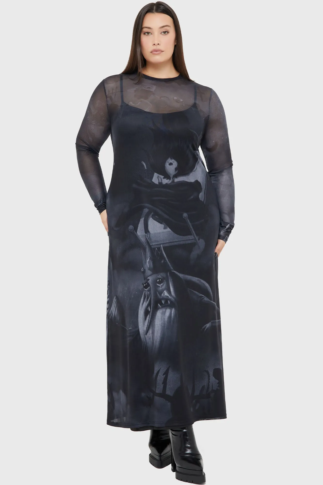 Fashionable Comfort Wear Casual Vibes Adventure Time Maxi Dress