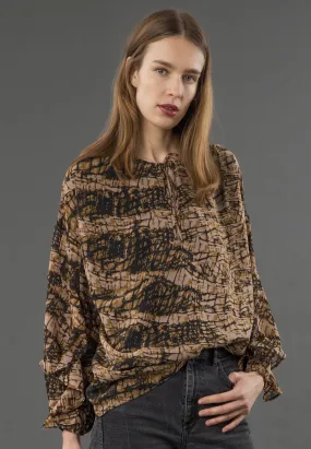 Trendy Basics SOLSTICE TOP HIDE PRINT