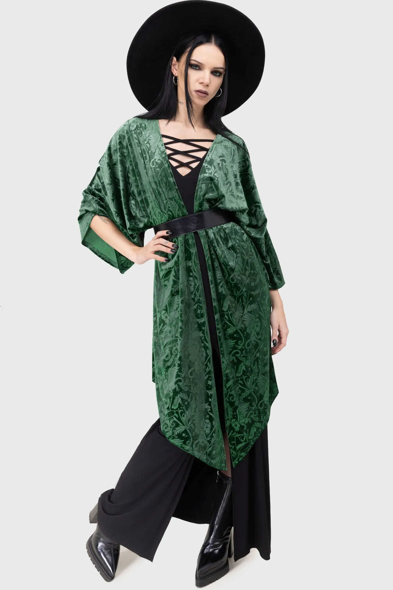 Emerald Envy Shawl MultiPocketStyle CompressionPackableFabric