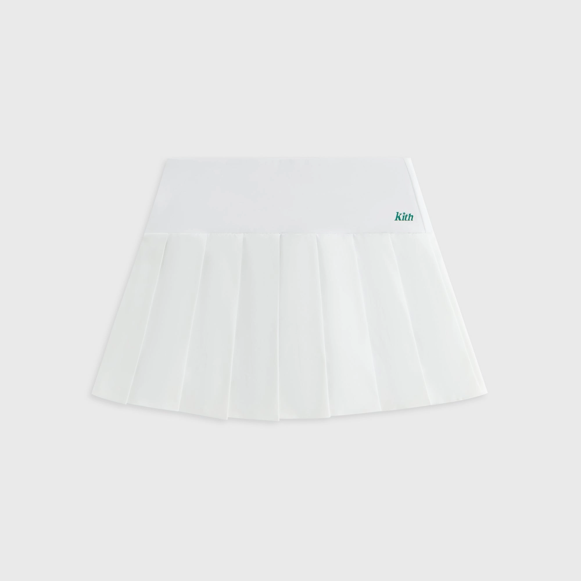 Kith Women for Wilson Eastside Tennis Skirt Light - White Elegant Look