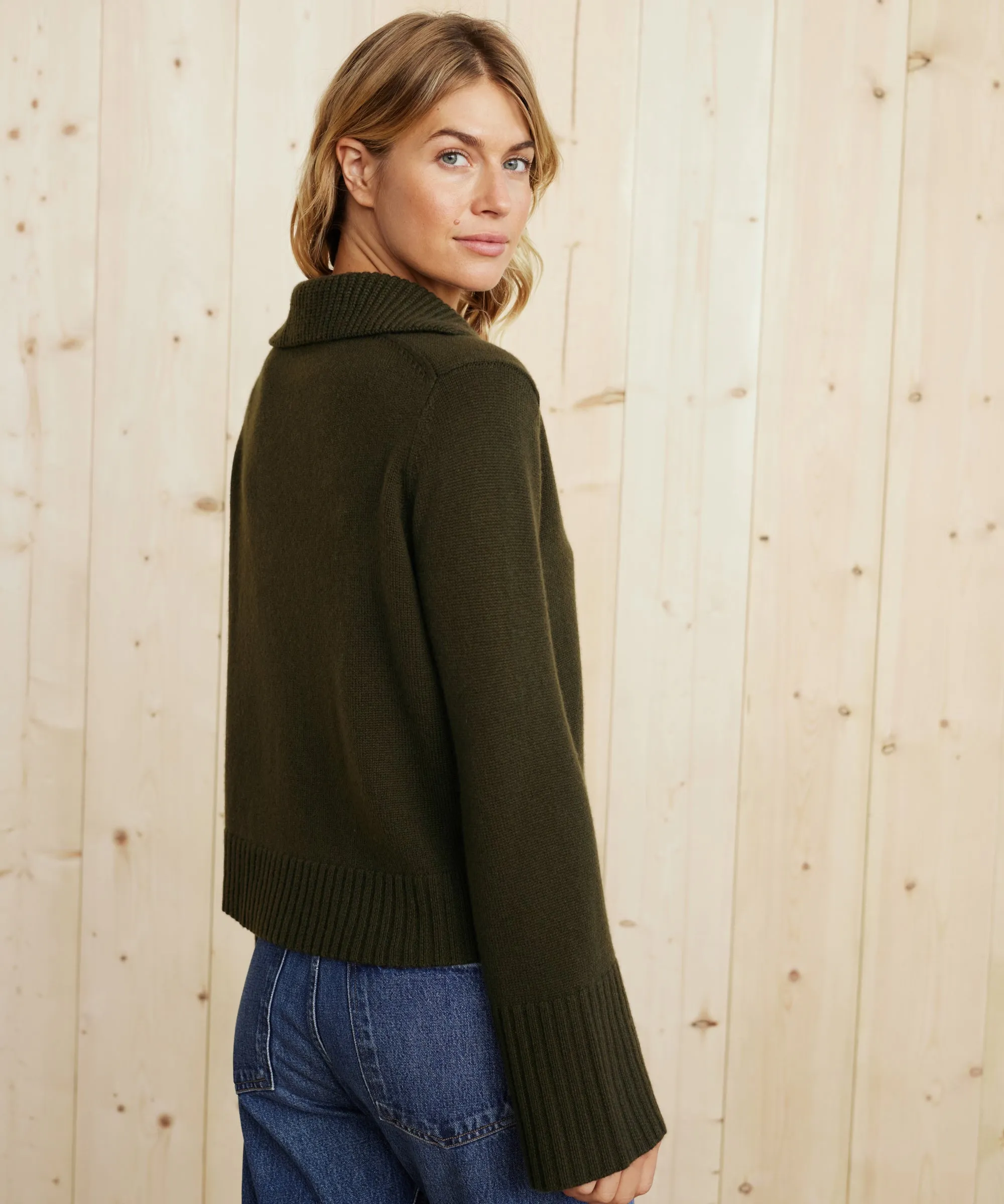 Compact Knit Technique Non Irritating Seams Cashmere Frances Polo