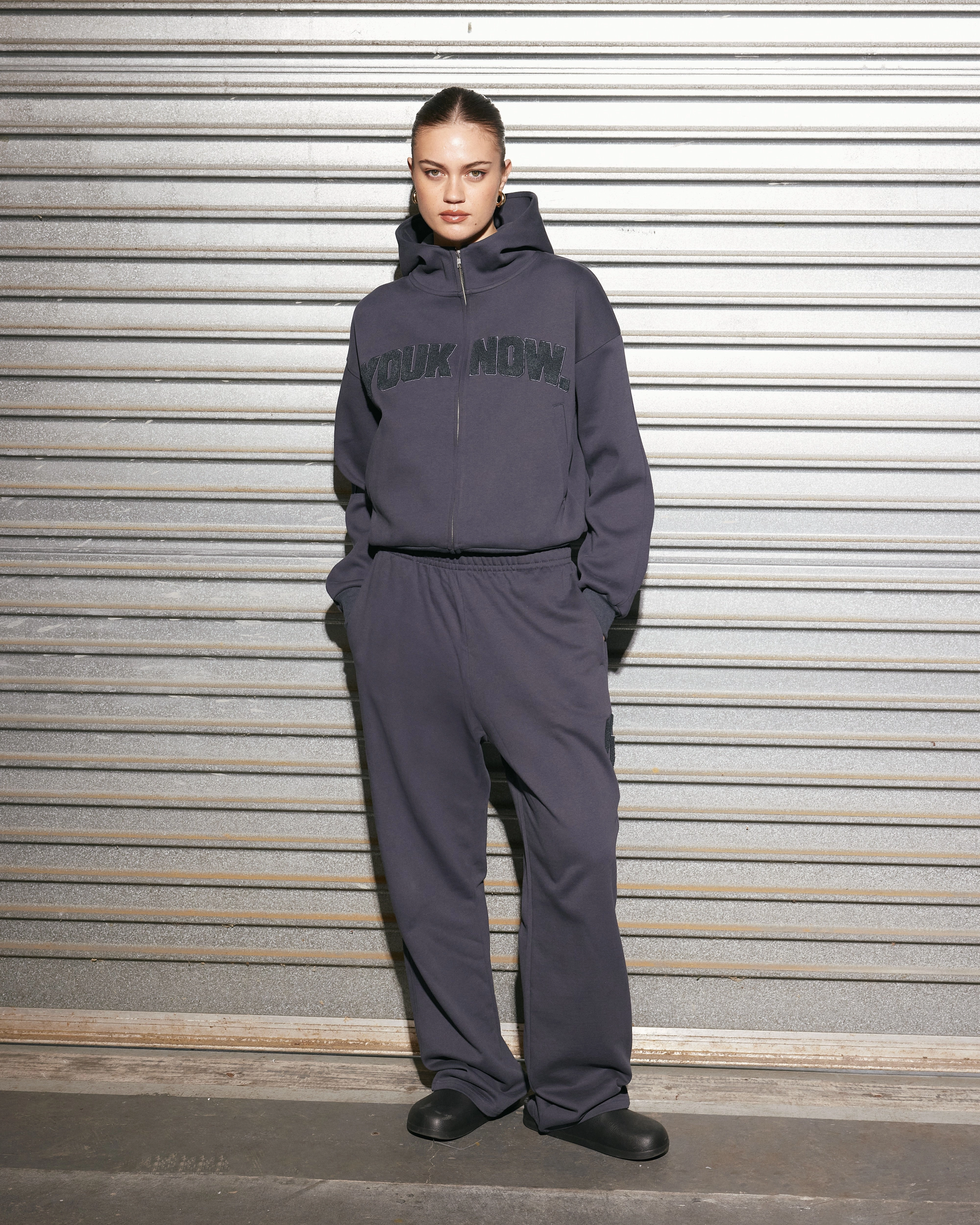 Modern Cut StainResistantCoating Chenille Pants | Stone