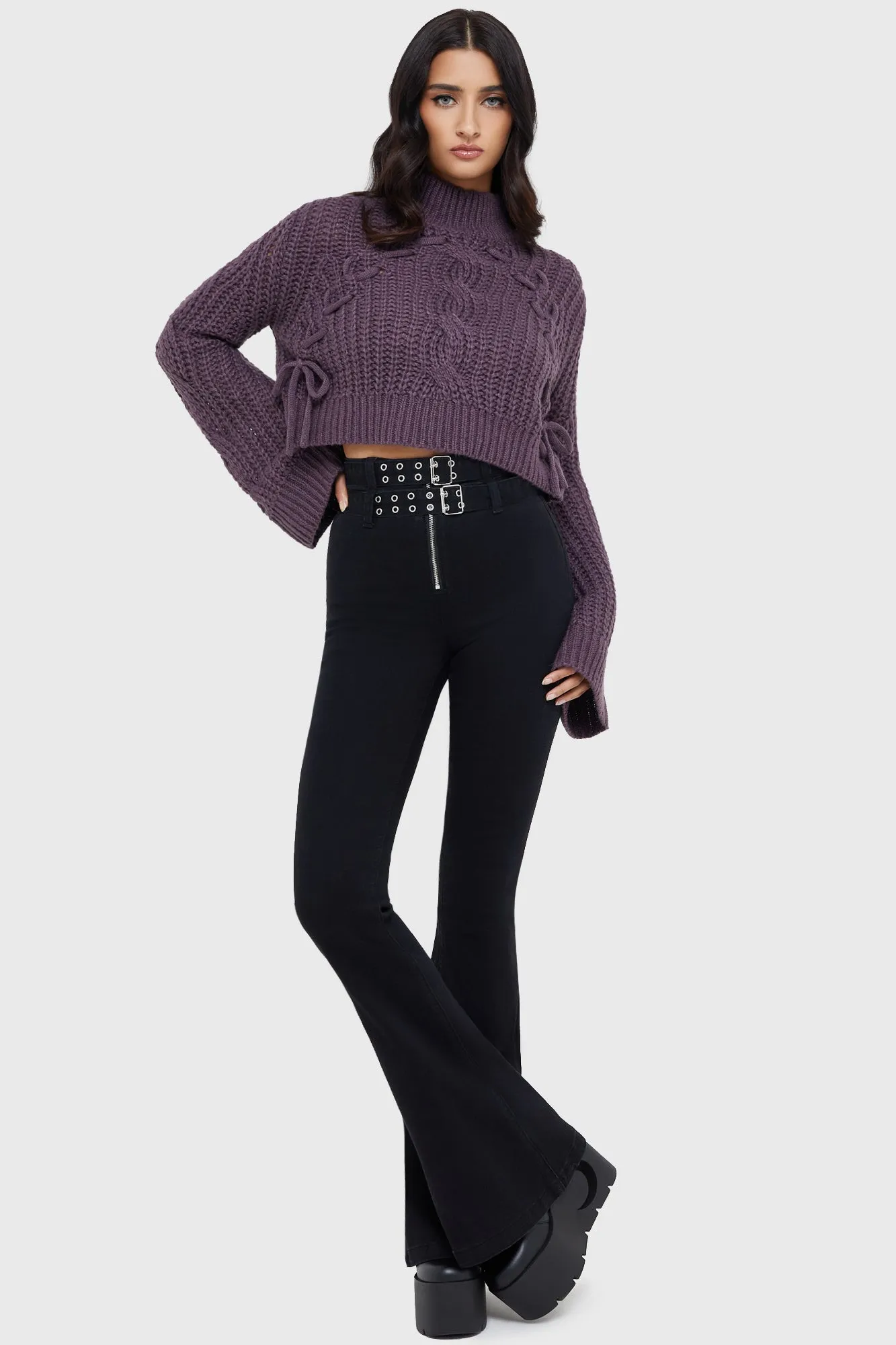 Hexelore Sweater [PURPLE] UV Protection Fabric Cozy Layer