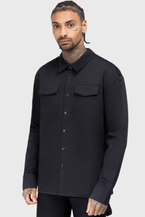 Pocket Placement Lightweight Windbreaker Tech Crescent Dread Shacket