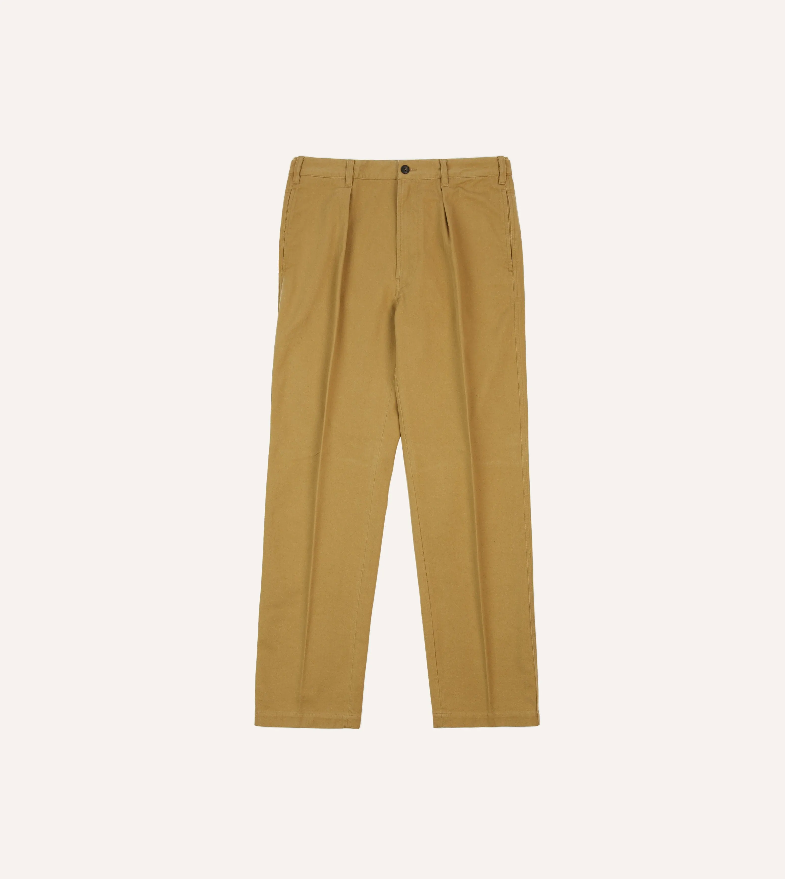 Sand Vintage Wash Cotton Games Trousers Secure fit Move Comfort